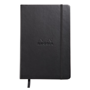 Rhoida Webnotebook - Medium - Black - Plain